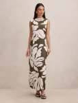 Allegra Mesh Midi Dress - 18 Ravina Abstract