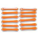 Hair Perm Rods 12 Pack - Assorted Colour - Extra Large 80X6MM
