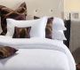 Lux Egyptian Cotton Classic White Duvet Cover Set Dawn: King Extra Length