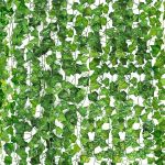 24 Strands Artificial Leaves Plants Vine Hanging Garland Wall Decor A