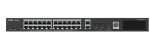 26 Port Gigabit With 24 Poe 370W 2SFP Managed Switch