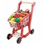 Shopping Cart Toy Set Plastic Food Toys Interactive Game Set