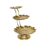 3 Tier 40CM Display Stand Gold