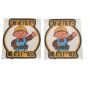 2 Piece Fun Safety Motorcycle Helmet Sticker - Can We Fix It? No It's