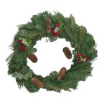 Pinecone & Berry Christmas Wreath 60CM