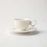 - White Espresso Cup & Saucer