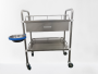 Stainless Steel Anesthetic Trolley Full Drawer