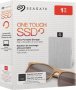 Seagate 1TB One Touch MINI Portable 2.5 Inch Solid State Drive - White