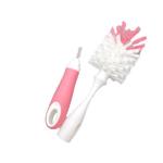 4AKID 2 In 1 Baby Bottle & Teat Cleaning Brush - Pink