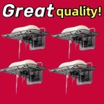 Other Rv Kitchen Utensils 1PC 2PCS Transparent Traceless Soap Dish Wall Mounted Crystal Soap Tray No Punching Soap Holder Draini