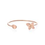 Bloom & Leaf Cuff - 18KT Rose Gold Vermeil