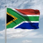 1PC Double-side Printed South Africa National Flag 90CMX150CM 3FTX5FT High-quality Hanging Za Rsa South African Flag With Polye