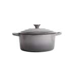 24CM Cast Iron Casserole Grey