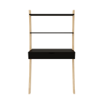 Tall Leaning Desk Drawer - Black