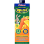 100% Carrot & Orange Juice Blend With Cells 1L