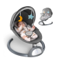 Ashcomonline Cotton Polyester Blend Electric Baby Rocker