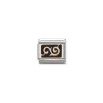 Composable Classic Link Rose Gold Black Curl