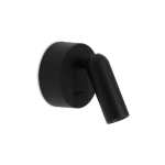 Hilton LED Round Metal Wall Light Black White - White