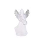 Angel LED With Banjo - Silver Wings