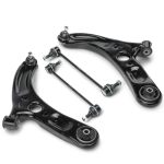 4PC K623741 K623742 K750523 Front Lower Control Arms With Ball Joint Sway Bars Replacement For Kia Forte FORTE5 2014 2015 2016 2