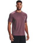 Men's Ua Tech 2.0 Textured Short Sleeve T-Shirt - Ash Plum LG