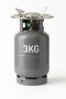 3KG Gas Cylinder And Cooker Top Combo Deal