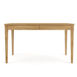 Laila Tapered Desk With 2 Drawers - Blackwood