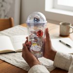 Lucky Cat Double Wall Travel Tumbler