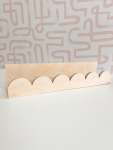 Birchwood Scalloped Book Ledge Shelf - Large