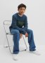 Teen Australian Cotton Stripe Textured Knit