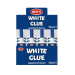 24 Pcs Multi-purpose White Glue With Brush Applicator 90G Pva Formula