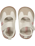 Two-tone Mary Jane Shoes - 4 White