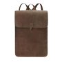 Genuine Leather Backpack For Men And Women Minimalistic Leather Backpack Handmade Retro Style 15.6" Laptop Bag Hiking Shoulder Daypack - Hunter Bro