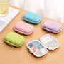 1PC Portable 8-COMPARTMENT Sealed Pill Box Moisture-proof Pill Distribution Box Parts Storage Box