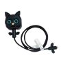 1 PC Data Cable Protective Case Cartoon Black Cat