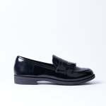 Flat Brogue - 8 Black