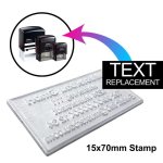 Shiny Stamp Text Replacement For S-832