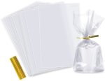 9902215282220 Solid Cellophane Party Bag