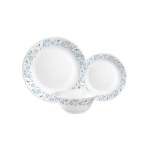 Classique Grace Blue 12 Piece Dinner Set White