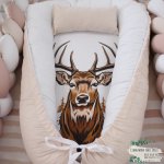 Baby Safe Nest Safe Sleeping Pod Beige Buck