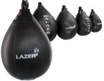 Balazs Lazer Speed Bag Genuine Leather No-lace No-welt Kevlar Triple-stitched Loop 4 Sizes Pro Gym Quality Made In Usa