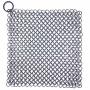 Cast Iron Cleaner Premium 316 Stainless Steel Cast Iron Skillet Chainmail Scrubber For Cast Iron Pan Pre-seasoned Pan Dutch Ovens Waffle Iron Pans Sc