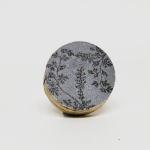 NA0100 Printed Wooden Knob Leaves