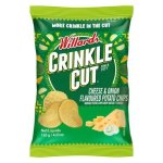 Willards C cut Chees & Onion 125G