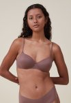 Cotton On The Body Smoothing Underwire Bra - Hot Cocoa