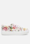 Madison Tessa Sneaker - White Floral