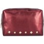 Clicks Cherry Glam Toiletry Bag With Gold Rivets