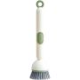 Rotatable Soap Dispensing Pot Brush Long Handle Kitchen Cleaning Brush