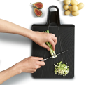 Joseph Joseph CHOP2POT Plus Folding Chopping Board Large - Black