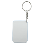Sublimation Blank Light Blue Polymer Keyring Rectangle